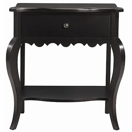 Middleton Night Table with One Drawer and Shelf